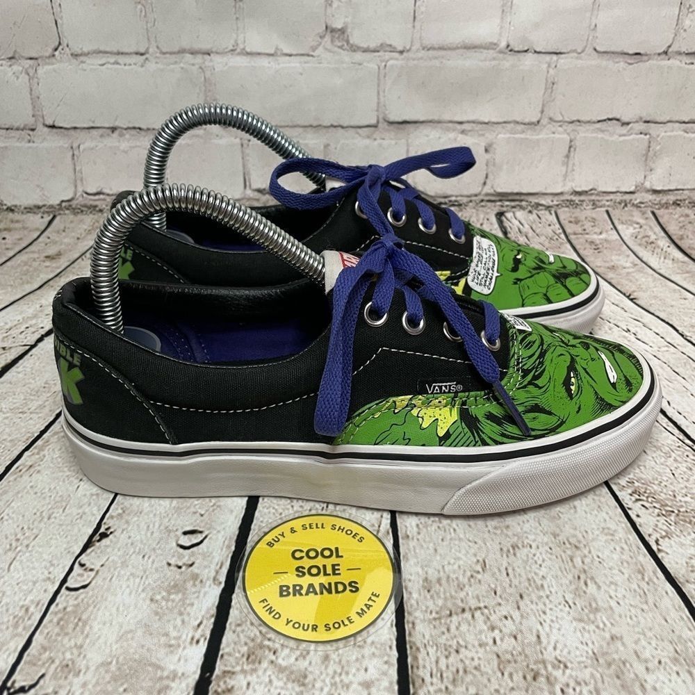 Vans Marvel Hulk Shoes. Men 5.5 / Women 7